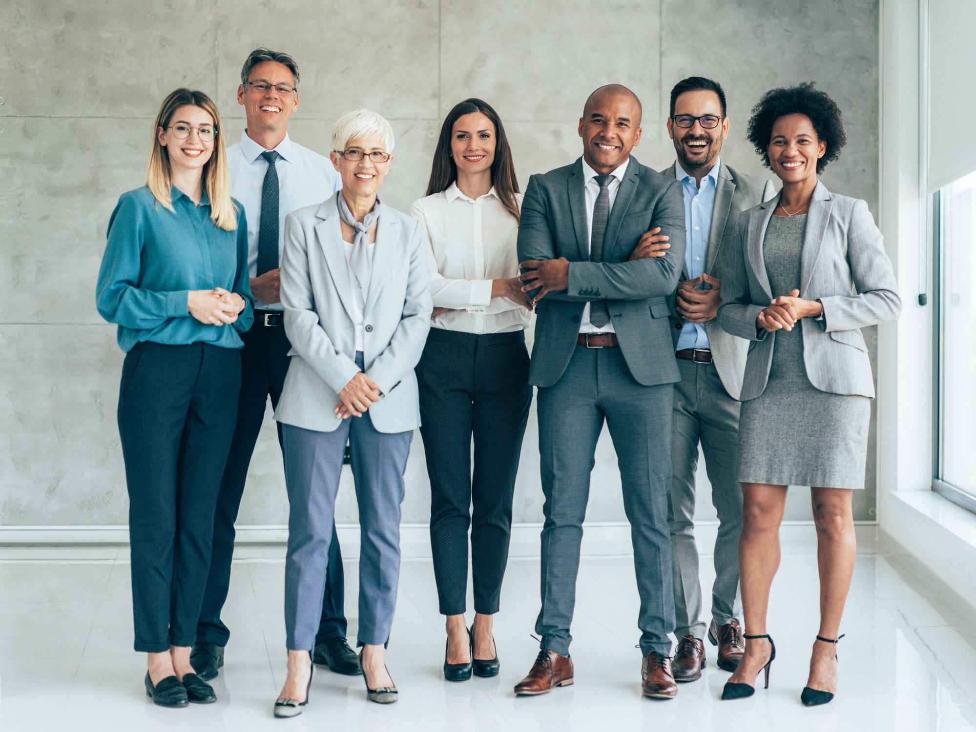 professional short term rental team business portrait
