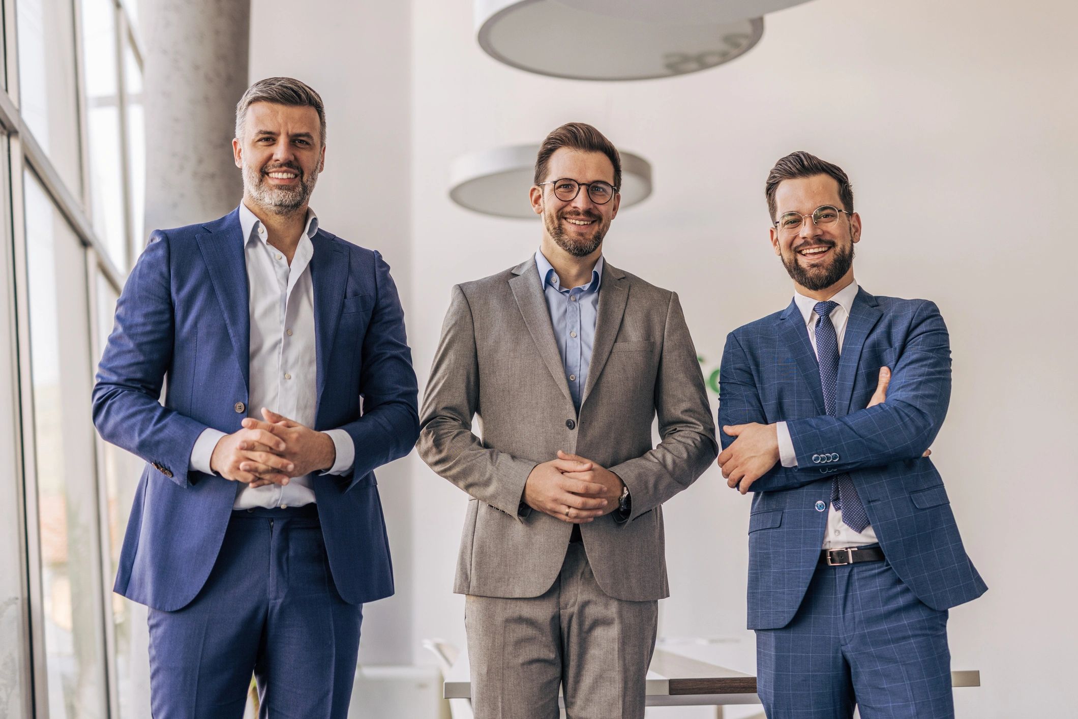 professional short term rental team business portrait
